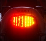 Yamaha V-Star 750 1999-2006 LED Clear Lens Taillight with INTEGRATED Turnsignals