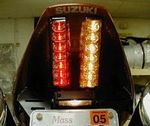 Suzuki SV-1000 2003-2006 LED Clear Lens Taillight with INTEGRATED Turnsignals