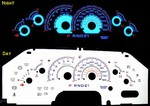 Ford Expedition 2004-2005 Halo Style Illumiglo Gauges
