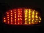 Suzuki GS500E 2003-2006 LED Smoked Lens Taillight with INTEGRATED Turnsignals