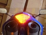 Yamaha YZF R1 2004-2006 LED Smoked Lens Taillight with INTEGRATED Turnsignals
