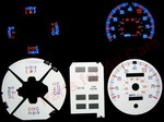 Ford Ranger No Tach 1983-1988 Reverse Style Illumiglo Gauges 1984 1985 1986 1987 83 84 85 86 87 88 glow