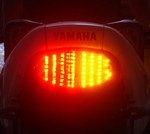 Kawasaki Eliminator 125 1996-1997 LED Smoked Lens Taillight with INTEGRATED Turnsignals