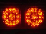 Honda RC-51 2000-2006 LED Clear Lens Taillight with INTEGRATED Turnsignals