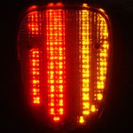 Yamaha Royal Star 1996-2006 LED Smoked Lens Taillight with INTEGRATED Turnsignals