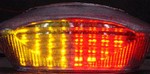 Honda VTR 1000 1997-2006 LED Clear Lens Taillight with INTEGRATED Turnsignals