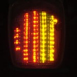 Honda VTX1800 (Classic) 2003-2006 LED Clear Lens Taillight with INTEGRATED Turnsignals