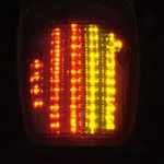 Honda VTX1800 (Classic) 2003-2006 LED Smoked Lens Taillight with INTEGRATED Turnsignals