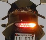 Yamaha YZF R1 2002-2003 LED Clear Lens Taillight with INTEGRATED Turnsignals