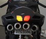 MV Agusta F1000 2000-2006 LED Clear Lens Taillight with INTEGRATED Turnsignals