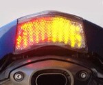 Kawasaki Ninja ZX-6RR 2005-2006 LED Smoked Lens Taillight with INTEGRATED Turnsignals