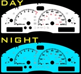 Lincoln LS 2000-2002  2-Color Style Illumiglo Gauges