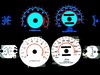 Dodge Avenger 160 MPH With Oil 1995-1999 Halo Style Illumiglo Gauges