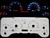 Jeep Wrangler TJ 1997-2003 Reverse Style Illumiglo Gauges 1998 1999 2000 2001 2002 97 98 99 00 01 02 03 glow
