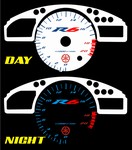 Yamaha R6 2006 Reverse Style Illumiglo Gauges