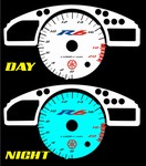 Yamaha R6 2006 Standard Style Illumiglo Gauges