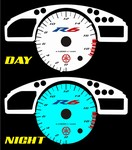 Yamaha R6 2007 Standard Style Illumiglo Gauges