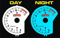 SRP-0811 Honda CBR 600 RR 2007-2012  Illumiglo Gauges 600rr cbr600rr  07 08 09 10 11 12 2008 2009 2010 2011 cbr600 standard