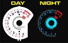 SRP-0813 Honda CBR 600 RR 2007-2012  Illumiglo Gauges 600rr cbr600rr 07 08 09 10 11 12 2008 2009 2010 2011 cbr600 Halo