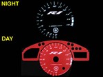 Yamaha YZF R1 2004-2006 Red Color Face Reverse Style Illumiglo Gauges